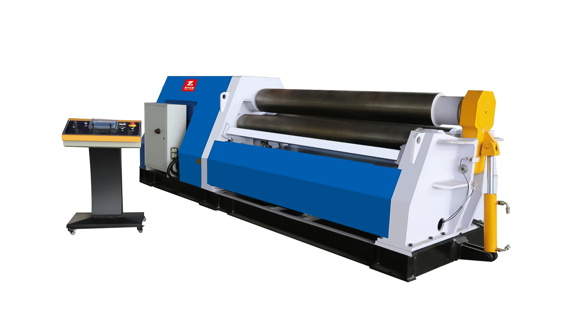 CNC elektrisk servo rullemaskine med fire ruller